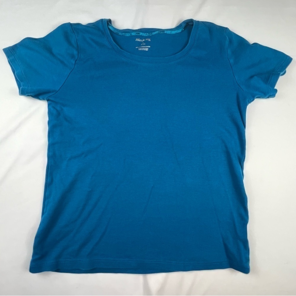 White Stag - Women’s Short Sleeve Shirt - Medium (8-10) - Royal Blue